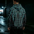 thumbnail image 5 of Spider Hero Pullover Hoodie, Distressed Graphic Printed Drawstring Kangaroo Pocket Sweatshirt for Men Halloween Cosplay, 5 of 5