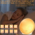 thumbnail image 4 of Fitfirst Wake Up Light Sunrise Alarm Clock for Heavy Sleepers, Bedroom, Full Screen Clock Radio with Sunrise Simulation, 3 Light Modes, Snooze, Dual Alarms, 8 Natural Sounds, Ideal for Gift, 4 of 8