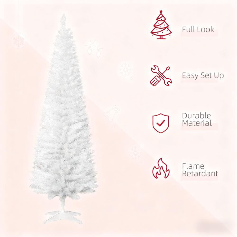 Christmas Tree, Slim Xmas Tree with Realistic Branch