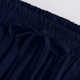 thumbnail image 7 of BRDFRL Boho Skirts for Women Casual Flowy Ruffle A Line Tiered Swing Elastic Black Long Skirts with Pockets for Beach Navy S, 7 of 7