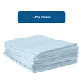 thumbnail image 2 of McKesson Drape Sheets, Disposable Medical Drapes for Physical Exams, Blue 1-Ply Pebble-Embossed, 48 in x 40 in, 100 Ct, 2 of 11