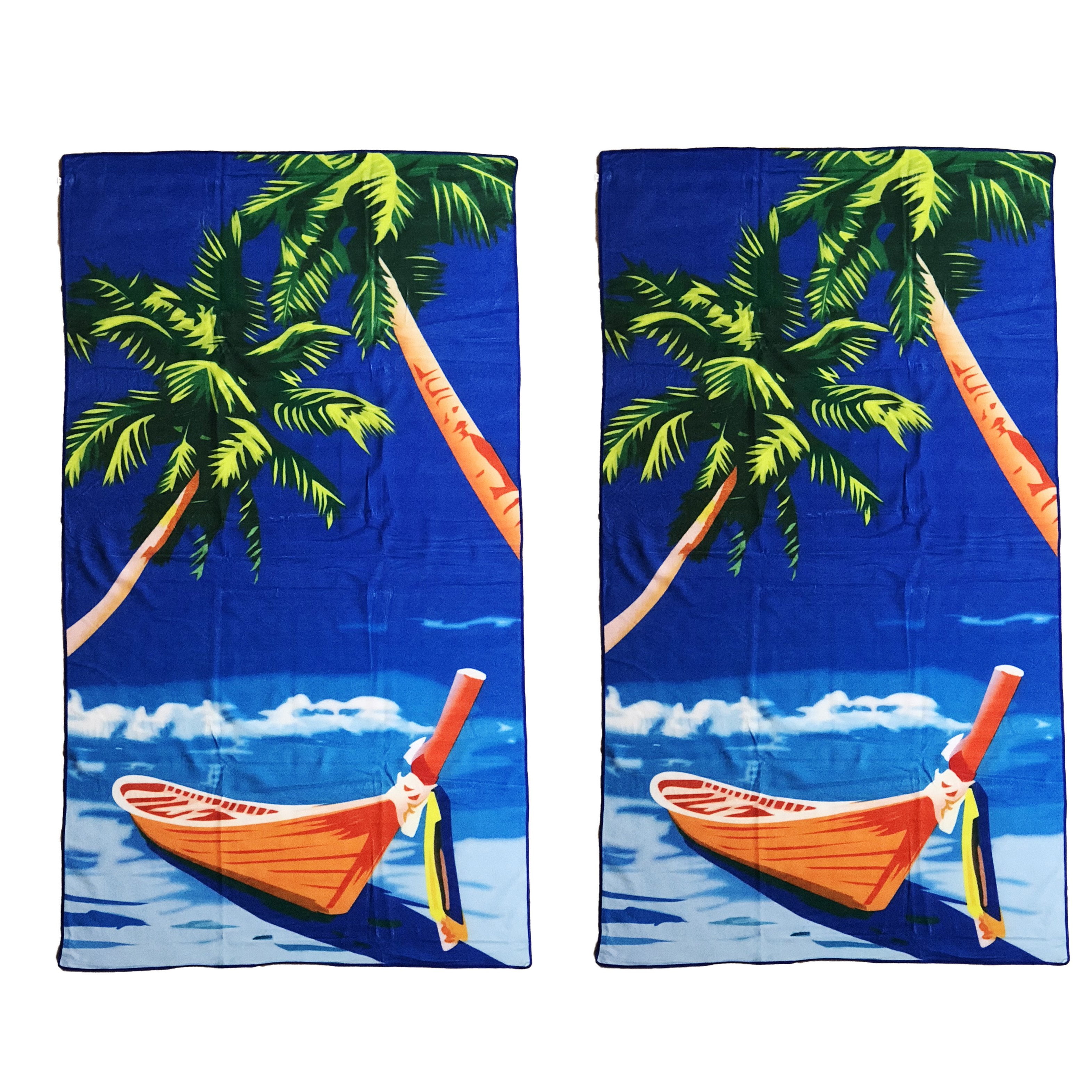 Oversize 40"x70" Microfiber Beach Towel Sandals-BT81106 Home Kitchen 