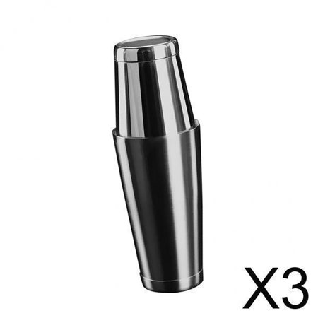 

3x Professional Boston Tin Can Drinks Boston Shaker Set Party Tool 5 Colors