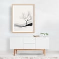 thumbnail image 3 of Beautiful Tree Line Art - Line Drawing Line Art Minimalist Abstract Black and White Nature Waves Unframed Wall Art Print 6 x 8 inches, 3 of 4