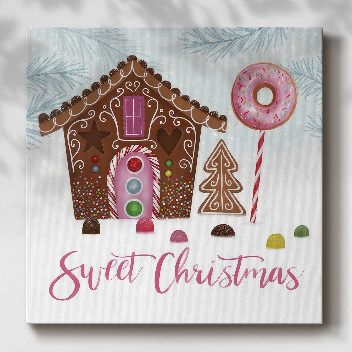 Sweet Holidays I- Gallery Wrapped Canvas