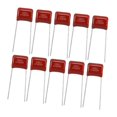 thumbnail image 2 of 10 condensadores de película de tono, repuestos para bajo de guitarra eléctrica, fáciles de instalar y reemplazan. Película 473J H 9 mm, 2 of 9