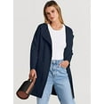thumbnail image 3 of ANRABESS Cardigan en Tricot à devant Ouvert pour Femmes, Manches Longues, Col à Revers, Décontracté, Uni, Élégant, Veste Chandail, 3 of 9