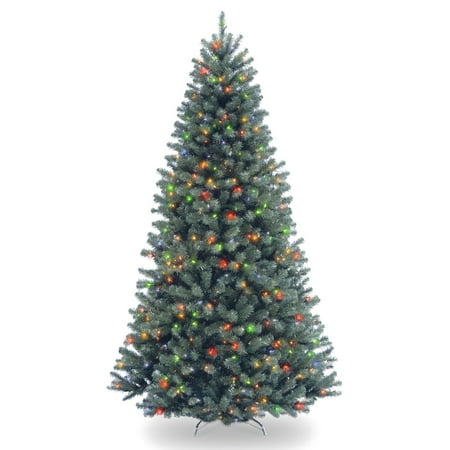 7.5' North Valley Blue Spruce Tree with Multicolor