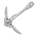 thumbnail image 3 of Rezón De Anclaje Plegable, 4 Platijas, 1,5 Kg, Accesorio Para Barco De Acero Al Carbono Para Canoa, Embarcaciones Pequeñas, Kayaks, Moto Acuática, 3 of 7