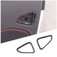 thumbnail image 6 of TINKI  Soft Carbon Fiber Door AC Air Vent Outlet Cover Trims Compatible with Chevrolet Corvette C8 2020-2023, Side Door Small Speaker Trim Frame Accessories, 6 of 12