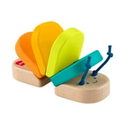 Fisher-Price Wooden Clacker Caterpillar Developmental Activity Rattle Toy for Infant, 1 Wood Piece