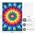 thumbnail image 2 of 6 Pcs Funny Kitchen Towels,Colorful Rainbow Tie Dye Spiral Pattern Microfiber Dish Towels,Kitchen Tea Towels,Kitchen Towel Set (18" X 26"), 2 of 7