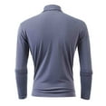 thumbnail image 4 of MQLKF Male Winter Warm High Collar Fashion Thermal Underwear Men Basic Plain T Shirt Blouse Pullover Long Sleeve Top Fashionable Men's Top, 4 of 4