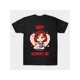 thumbnail image 5 of Men's "Happy Valentine's Day" Black T-Shirt with Cute Girl & Dog Design - Comfortable Cotton, Round Camisetas para mujer, lindas camisetas con estampado gráfico, de manga corta, estilo casual, para ve, 5 of 6