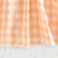 thumbnail image 5 of Staki Easter Outfit Baby Girl Toddler Girl St Patricks Day Outfit Baby Plaid Smocked Dress Little Girls Kids Spring Summer Dresses Cute Clothes 12-24M 2-5Y(Orange,4-5 Years), 5 of 8