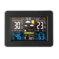 thumbnail image 1 of Estación Meteorológica Digital Reloj De Pronóstico Pantalla A Color Reloj Despertador Electrónico Multifuncional Calendario Perpetuo Temperatura Humedad Speravity HA024109-01, 1 of 5