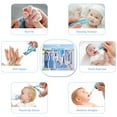 thumbnail image 6 of BUSATIA 10 in 1 Baby Healthcare and Grooming Kit,Safety Newborn Nursery Care Set, with Hair Brush Comb,Nail Clipper,Thermometer,Pacifier Clip,Nasal Aspirator for Newborn Infant Baby-Blue, 6 of 7