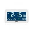 thumbnail image 5 of Braun Digital Alarm Clock with Date, Month and Temperature Displayed, Negative LCD Display, Quick Set, Crescendo Beep Alarm in White, model BC10W., 5 of 9