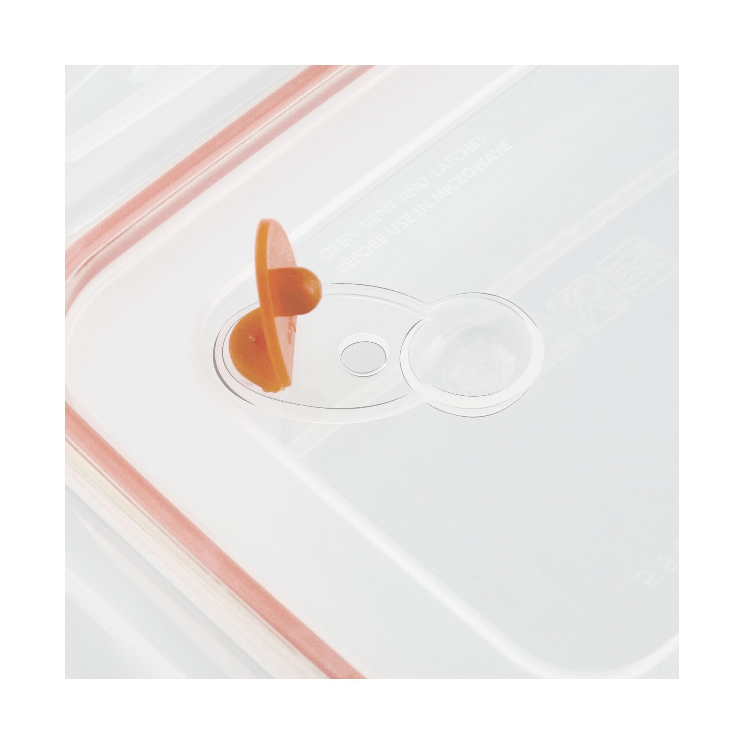 Sterilite Ultra•Seal™ 8.3 Cup Rectangle, Latching Food Storage Container, Airtight Watertight Seal, Orange, 6 Count