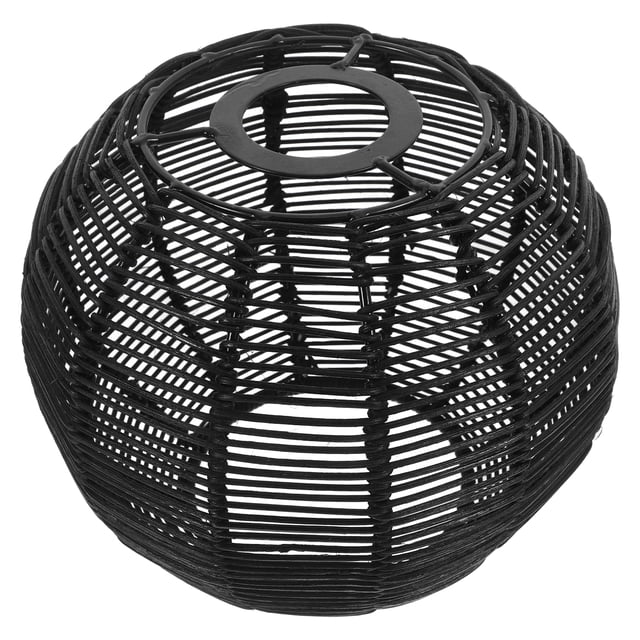 Shisuyan Rattan Lamp Shade Small Boho Shades Replacement Pendant Shade Ceiling Fan Light Covers Woven Lampshade For Floor Chandelier Wall Sconces Light Fixture