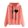 thumbnail image 2 of shqvo Hoodies for Women Fleece Drawstring Solid Color Hooded Sweatshirt Long Sleeve Sweater shirt Warm Outdoor Hoodie with Pockets Plus Size Fall Winter Fashion Clothes, 2 of 6