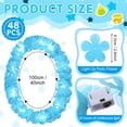 thumbnail image 2 of Leis LED hawaianos Sherr, 48 unidades, color azul claro, 100 cm, iluminados, 2 of 7