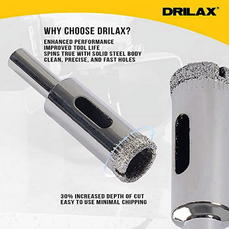 Diamond drill bit sale set for glass