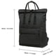 thumbnail image 2 of KAUKKO Elegante mochila de tela Oxford Mochila de viaje Mochila de senderismo ligera Satchel KAUKKO K1047-2-NEGRO, 2 of 5