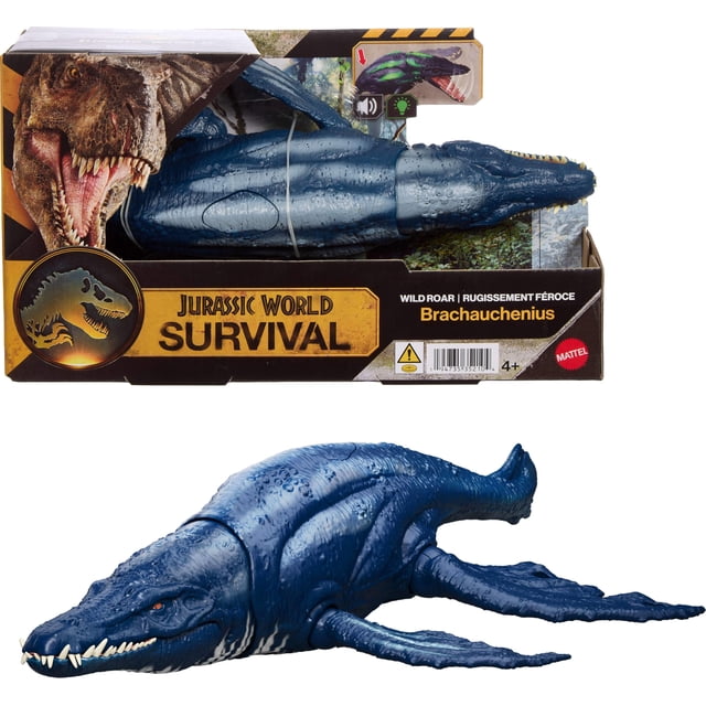 Mattel Jurassic World Figura de Dinosaurio Brachauchenius 31,5 cm