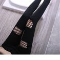 thumbnail image 2 of Pantalones de mujer Pantalones de malla con agujeros destruidos de verano Leggings delgados Pantalones lápiz, XXL tholdsy AP001645-05, 2 of 7