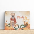 thumbnail image 3 of Happy Thanksgiving Chinese Shar-Pei with Turkey Pumpkins Autumn Vibes Horizontal Matte Canvas Poster Dog Lover Wall Art Home Decor - 12018, 3 of 5