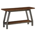 thumbnail image 2 of OakvillePark Hoyt Sofa Table, Rustic Brown/Gunmetal, 2 of 5