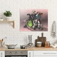thumbnail image 4 of The Real Ghostbusters Canvas Decorative Poster Art Picture Painting Bedroom Painting Decor Dinner Room Living Room Posters Gift Unframe Wall Poster 16"x20", 4 of 7