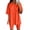 Orange, variant on Women Two Piece Outfits Polyester Spandex for Running Yoga and Everyday Active Wear