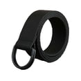 thumbnail image 1 of Guardurnaity Cinturón de pantalón hecho de lona Tratamiento de endurecimiento de cola de cuero para mayor durabilidad Cinturón de lona Cinturón Cinturones negro 110cm, 1 of 6