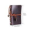 thumbnail image 2 of Retro Notebooks & Journals Agenda Binder Sketch Book Leather Soft Cover 14x10cm Replaceable Kraft Paper Inner Korean Stationery, 2 of 7