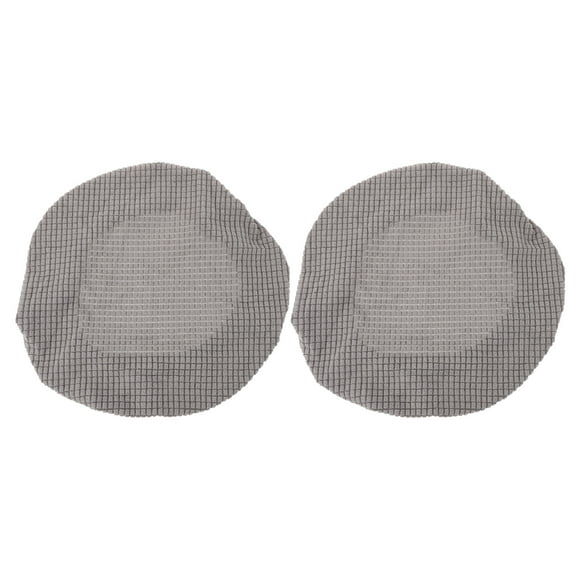 BRIGHTFUFU 2 unids elástico flexible cubierta redonda caja de taburete práctico para comedor Protector de silla