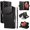 Black, variant on for Samsung Galaxy S21 Ultra Case with 11 Card Slots & 2 Cash Pockets for Woman Man,PU Leather Flip Kickstand Folio [RFID Blocking] Wallet Case, Wrist Strap Magnetic Clasp Protective Cover,Green