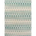 thumbnail image 3 of Summer Twist Aqua 14x20 Indoor Outdoor Pillow, 3 of 4