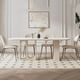 thumbnail image 2 of Kitchen Conference Dining Table Set Luxury Bar Restaurant Console Dining Table Set Bistro Juegos De Comedor Salon Furniture My Lux Decor Round, 2 of 13