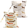 thumbnail image 1 of Bolsa Húmeda Resistente al Agua con Estampado de Perros BQXH 25x30 cm 2 unidades, 1 of 5