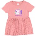 thumbnail image 3 of Inktastic 1 Year Old with Cute Unicorn Birthday Girls Baby Dress, 3 of 5