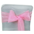 thumbnail image 3 of Darling Souvenir Pack Of 25 Satin Chair Sashes Bow Sash For Wedding & Events Supplies Party Decoration Chair Cover Sash - Colors Available, 3 of 5