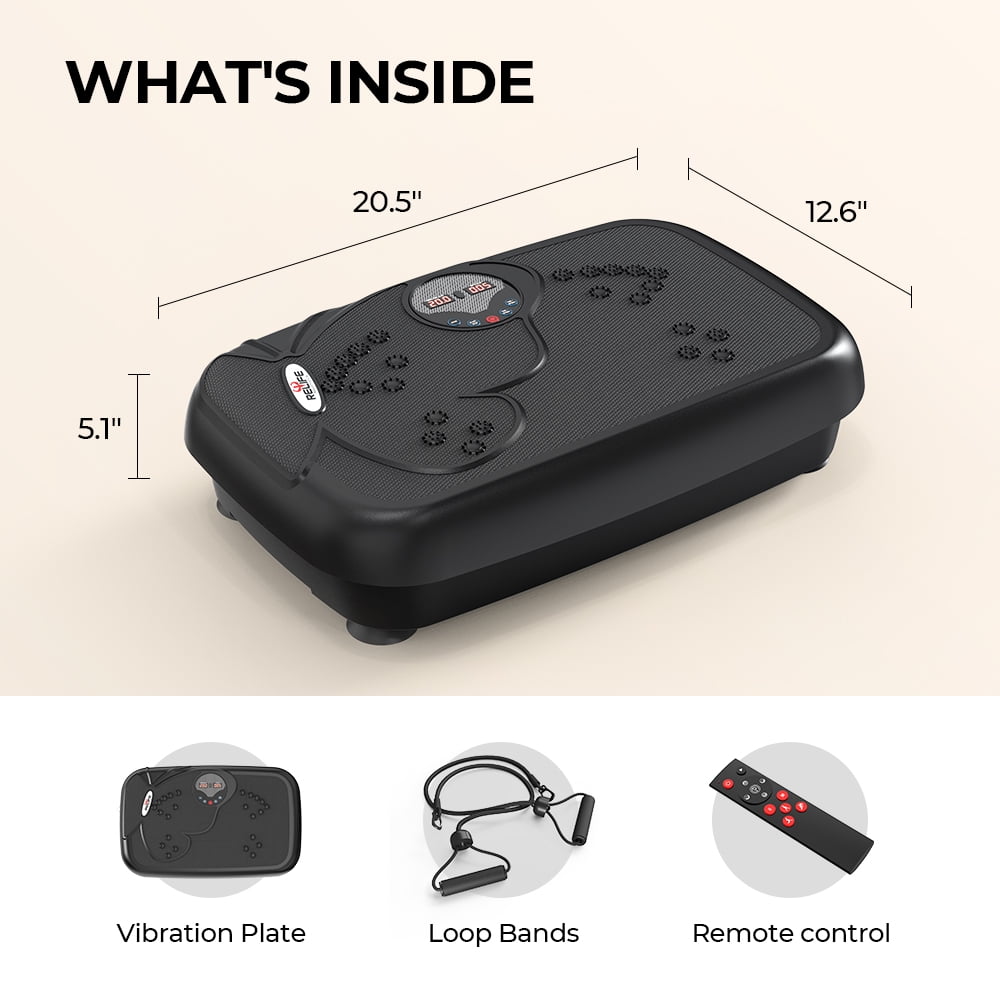 2024 Vibration Plate  New Version with Butterfiy, Fitness Platform Exercise Machine, Vibrating Lymphatic Drainage, Shaking Full Body Shaker Workout Vibrate Stand Shake Board Sport Gym for Women Men