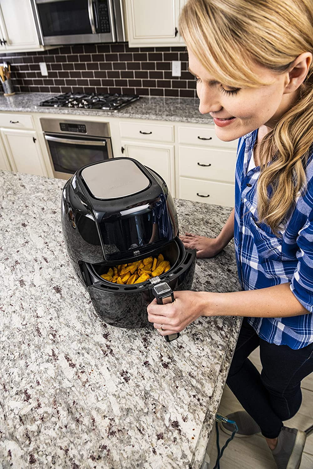 超目玉枠 Air Digital 8 In 1 5 8 Qt 1700 Watt Usa 送料無料 Gowise アメリカの人気商品を直輸入 Fryer Blac Book Recipe With キッチン家電 Smssvg Org