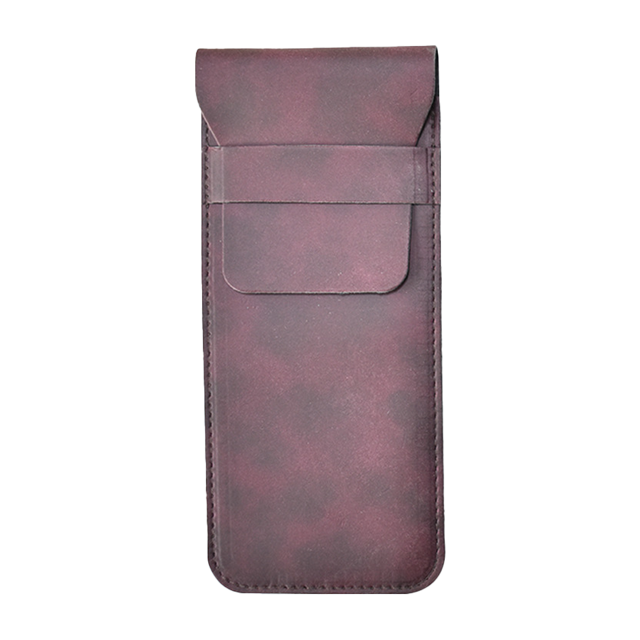 Trousse de Rangement pour Stylos en Cuir / Organisateur de Pochettes Fait Main Grande Capacité