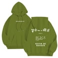 thumbnail image 2 of Christian Hoodies for Men 2025 Never Be Shaken Psalms Hoodie Long Sleeve Hooded Sweatshirt with Pockets Pullover Hoody, 2 of 6