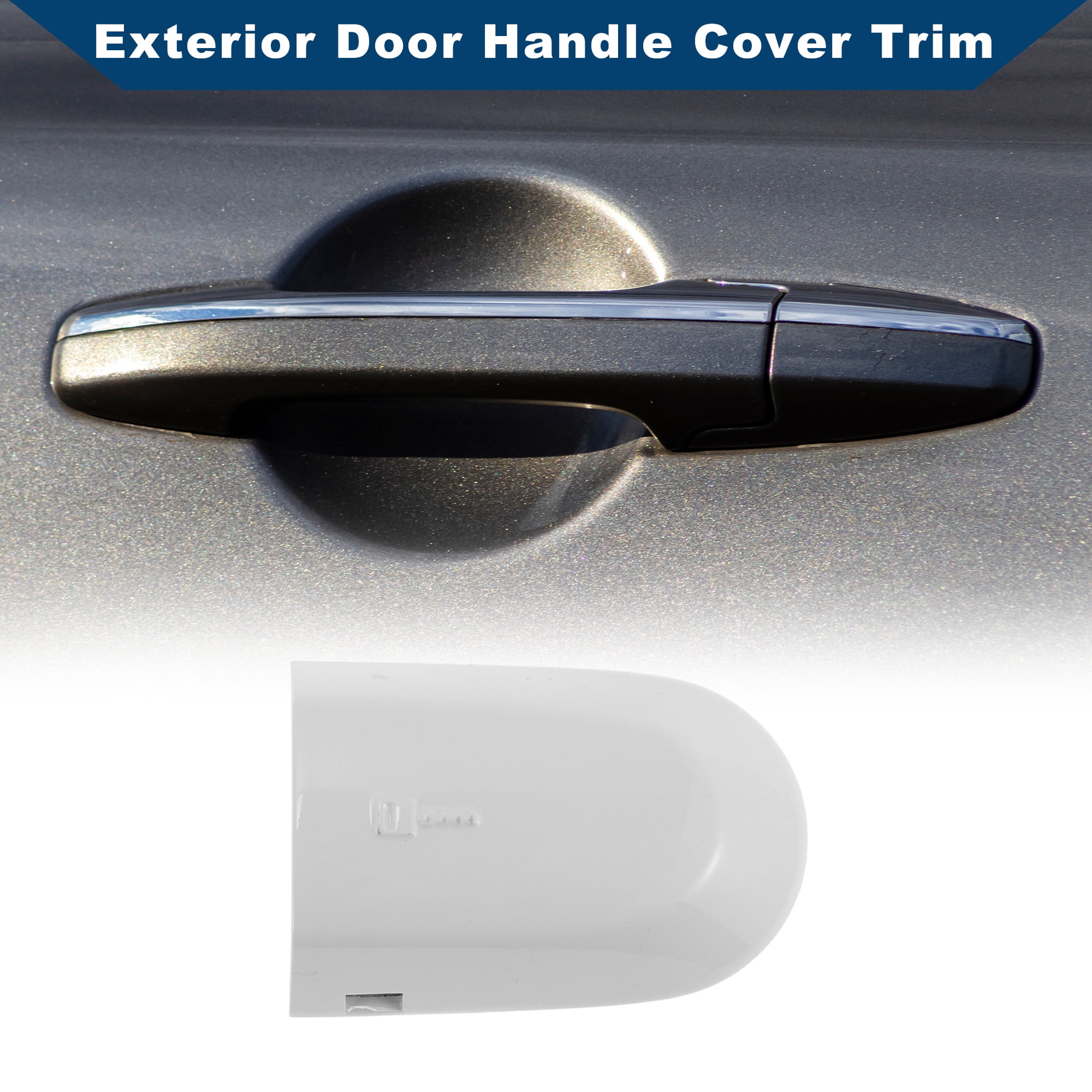 Unique Bargains Front Left Exterior Door Handle Cover for Jaguar XK 2007-2015&XF 2009-2015