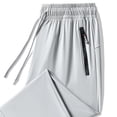 thumbnail image 3 of Pants for Men Stretch Quick Drying Pants Elastic Waist Drawstring Stretch Pants Casual Comfort Outdoor Daily Wear, 3 of 3
