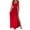 Red, variant on Womens Cocktail Dresses Elegant Wrap V Neck Maxi Dress Lace Pachwork Wedding Evening Party Gowns Dress with Split